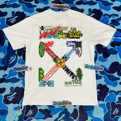 Remera Off White Multi Logo Arrow Blanca