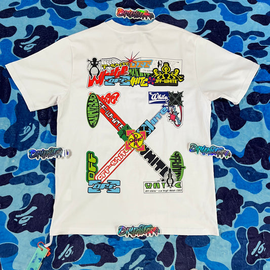 Remera Off White Multi Logo Arrow Blanca
