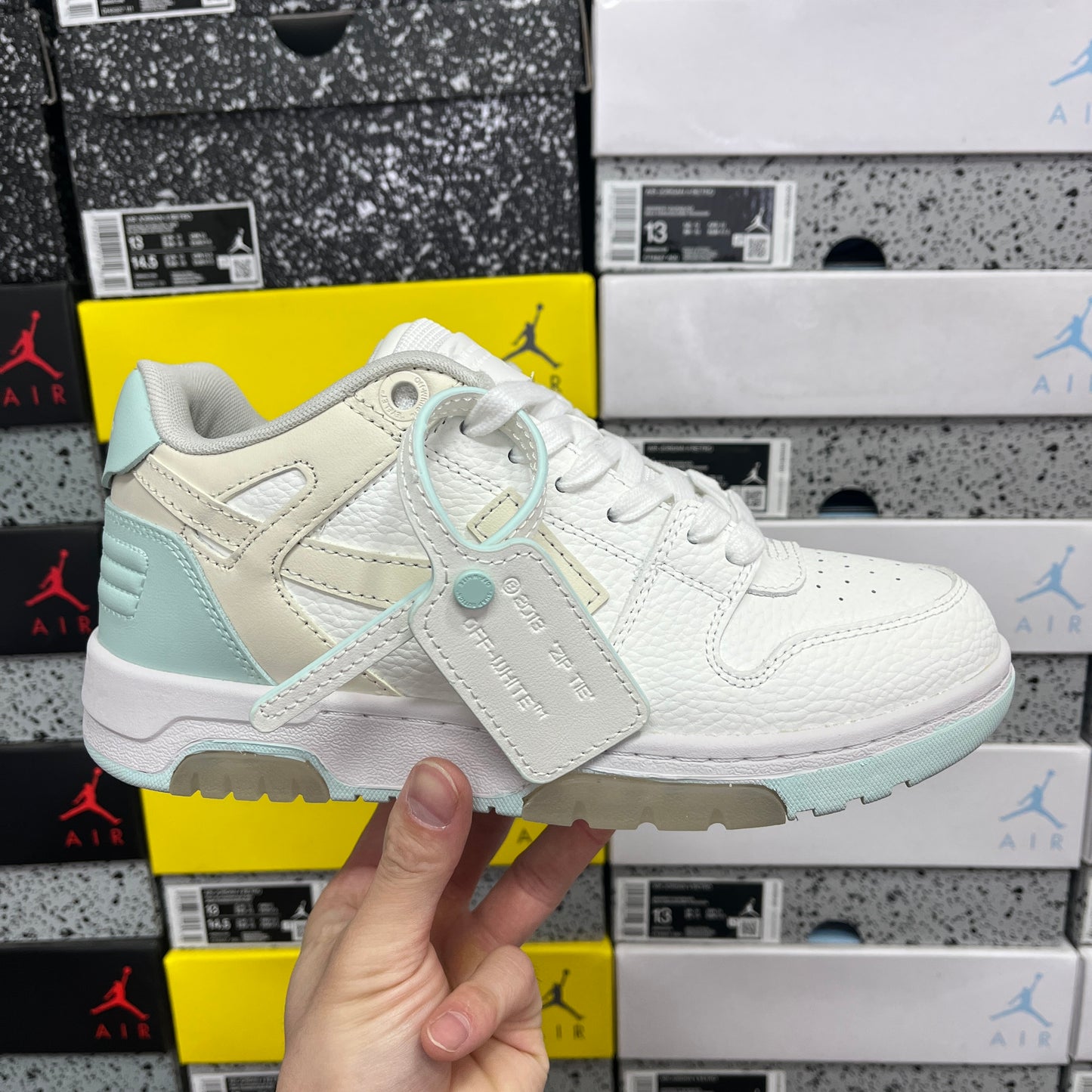 Off White Out Of Office Blanca Verde Menta