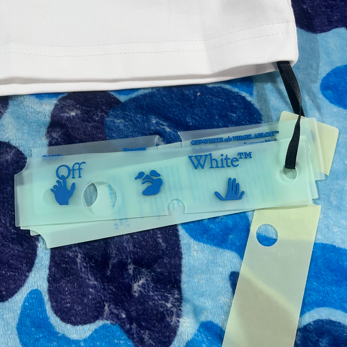 Remera Off White Paint Arrow Blanca