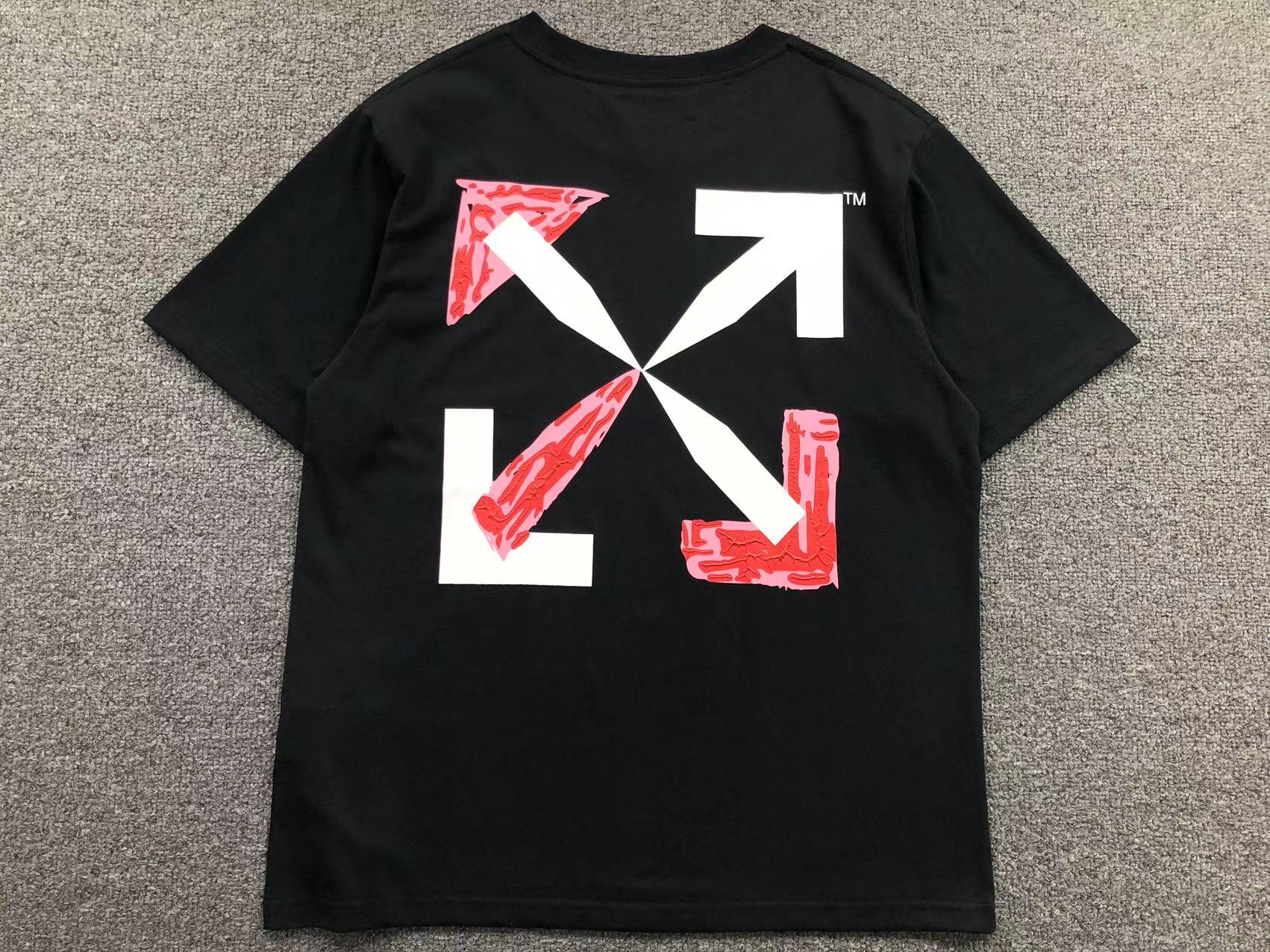 off-white-pink-spray-tee-black-Drip Store Argentina
