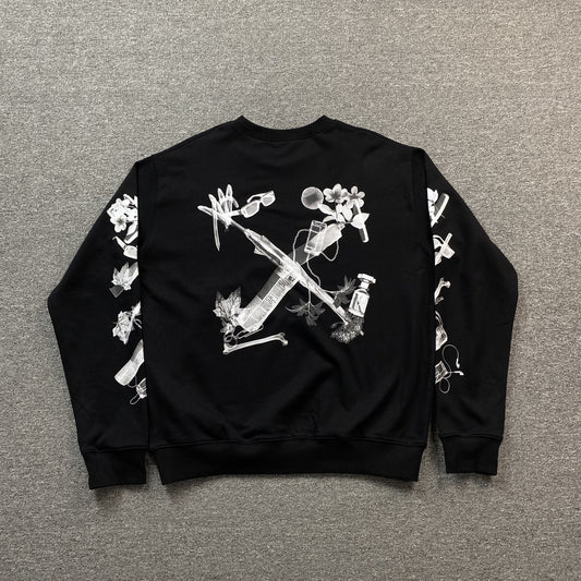off-white-scan-arrow-crewneck-black-Drip Store Argentina