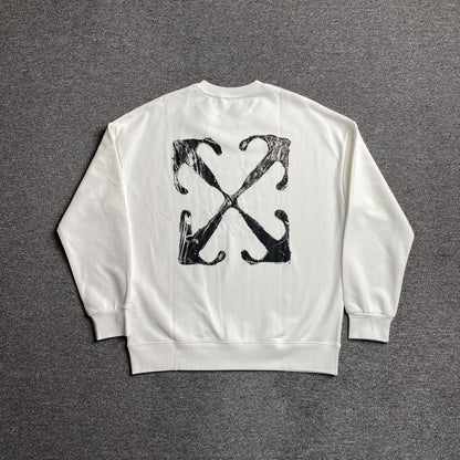 off-white-scratch-arrow-crewneck-white-Drip Store Argentina