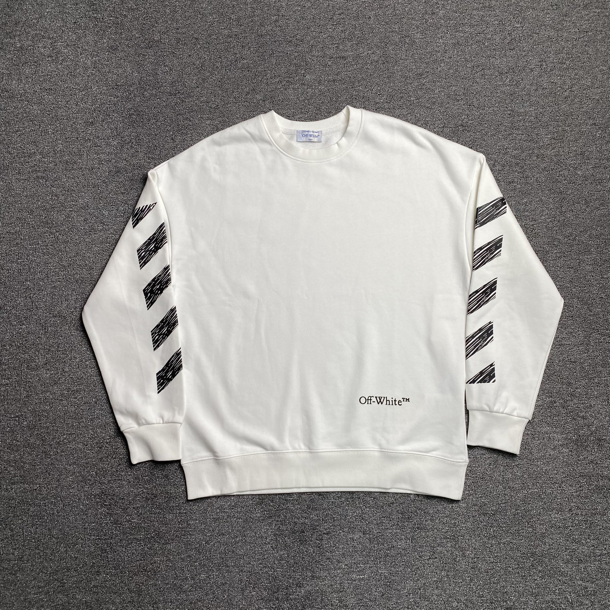 off-white-scribble-diag-crewneck-white-2-Drip Store Argentina