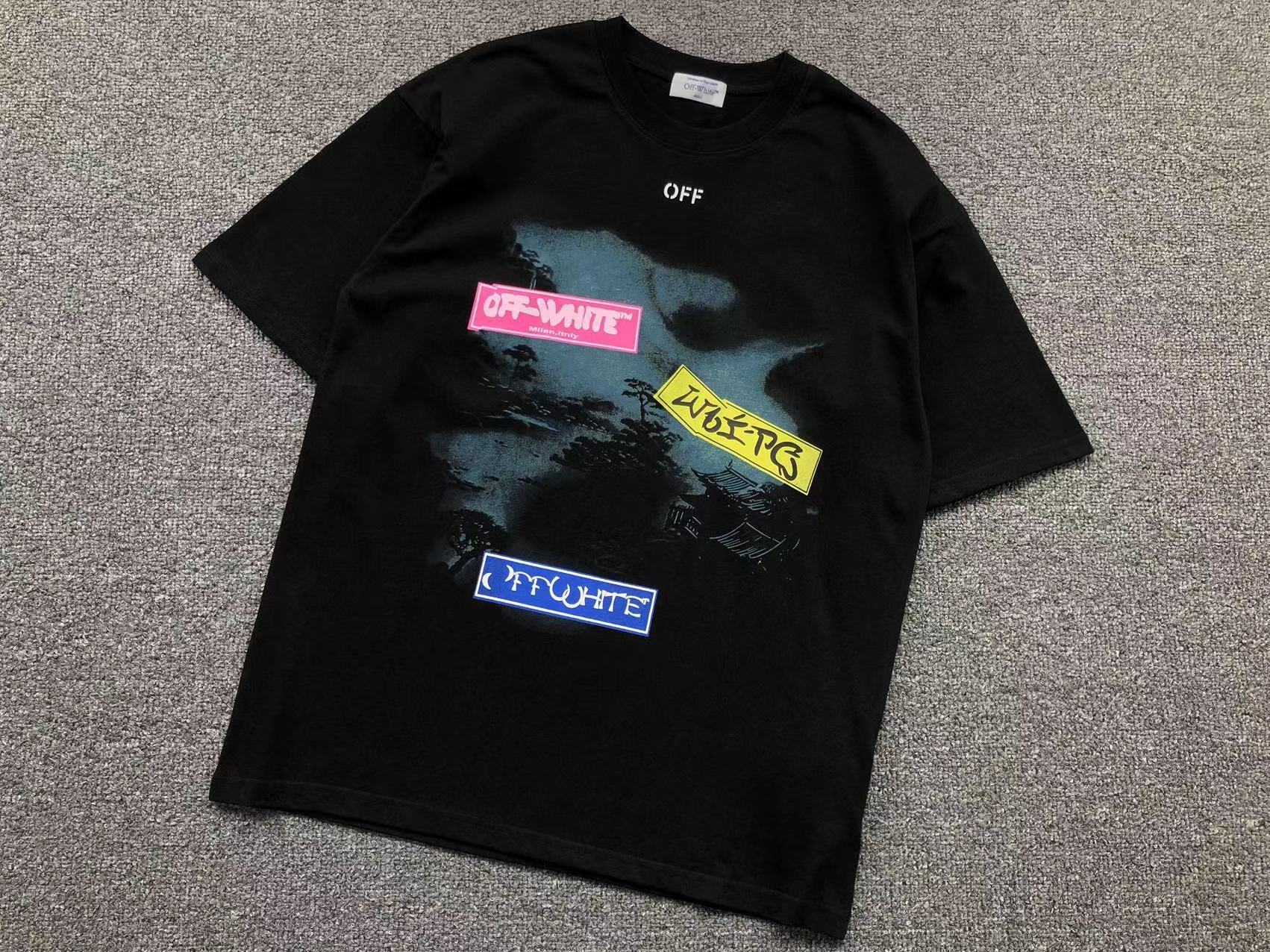 off-white-type-sticker-tee-black-Drip Store Argentina