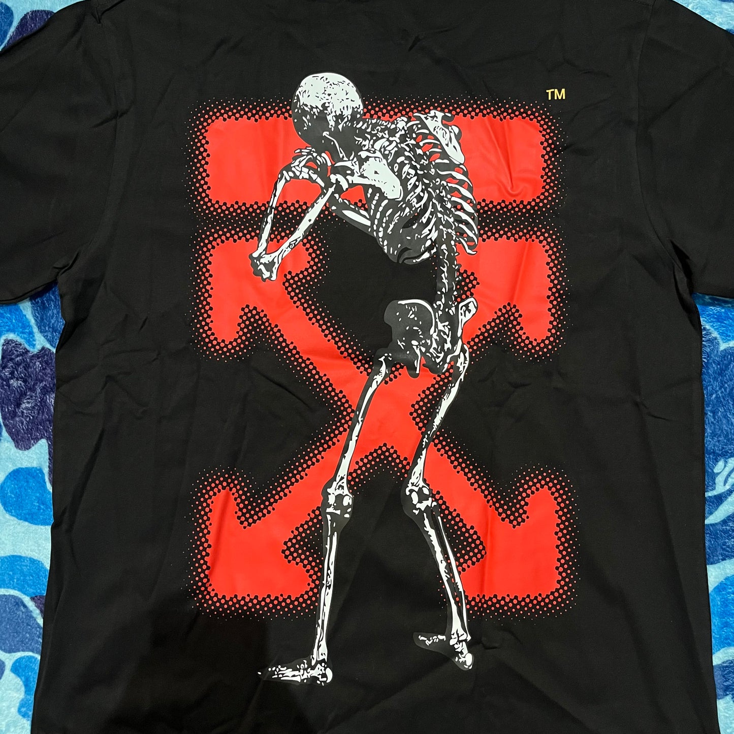 Remera Off White Undercover Skeleton Negra