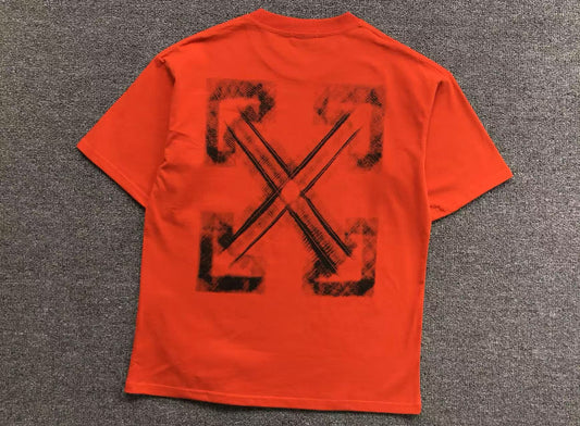 off-white-vibe-arrow-tee-orange-Drip Store Argentina
