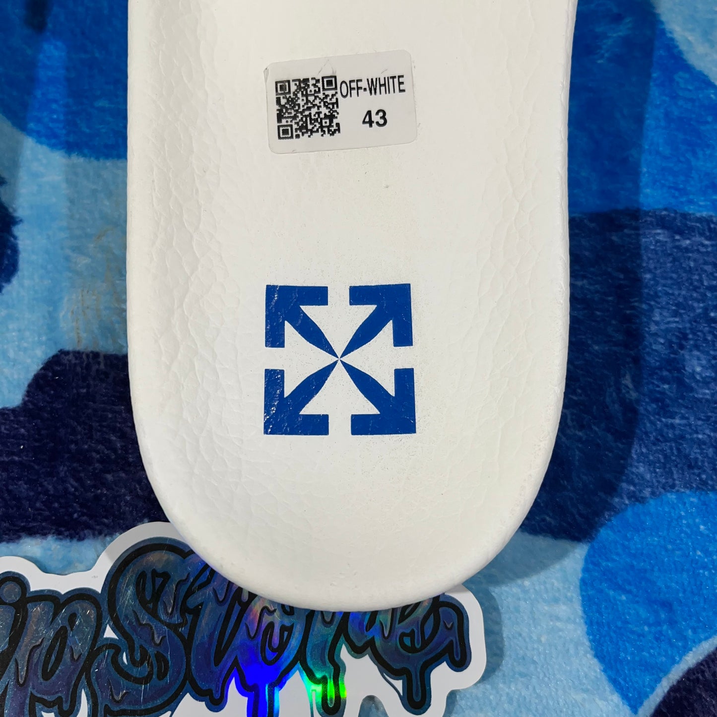 Ojotas Off White Blancas 43 EU