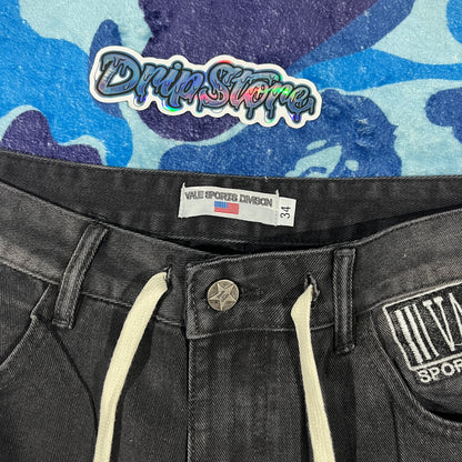 Pantalón Jean Vale Forever 1980s Painter Negro