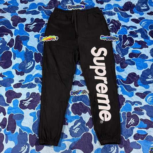 Pantalón Supreme Satin Applique Negro XL