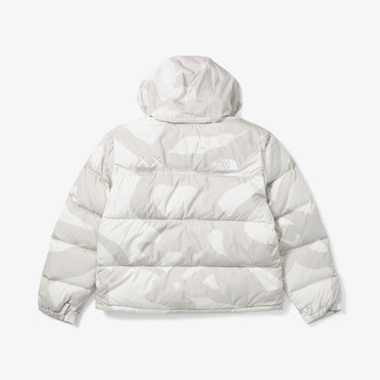 KAWS X THE NORTH FACE RETRO 1996 NUPTSE JACKET MOONLIGHT IVORY