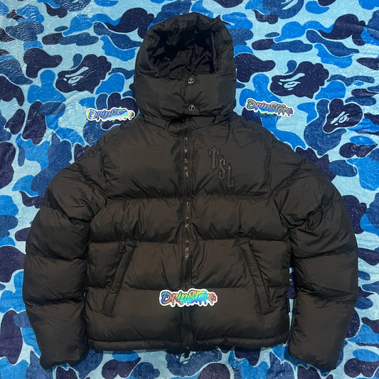 Campera Trapstar Shooters Hooded Puffer Negra