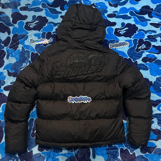 Campera Trapstar Shooters Hooded Puffer Negra