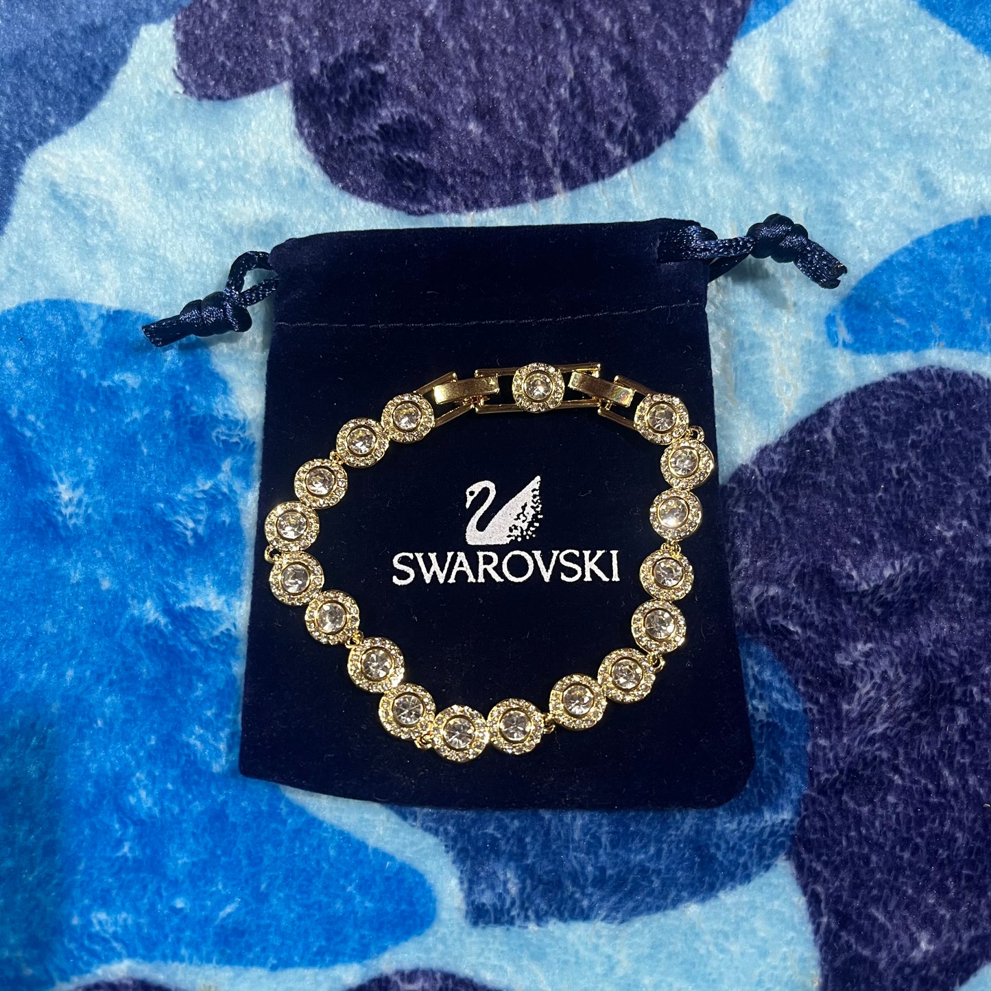 Pulsera Swarovski Angelic Dorada