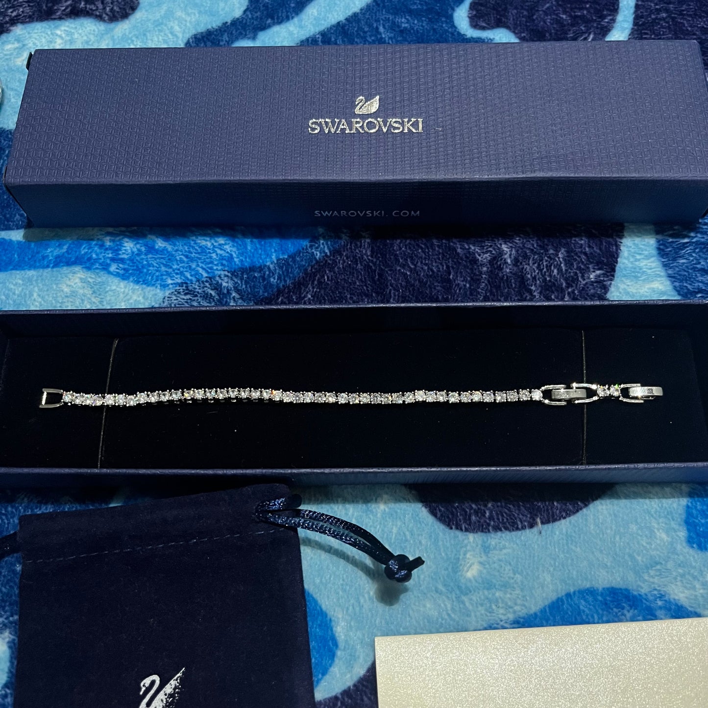 Pulsera Swarovski Tennis Plateada