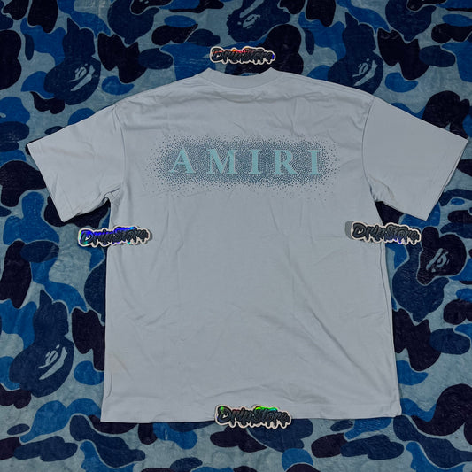 Remera Amiri Strass Celeste XL