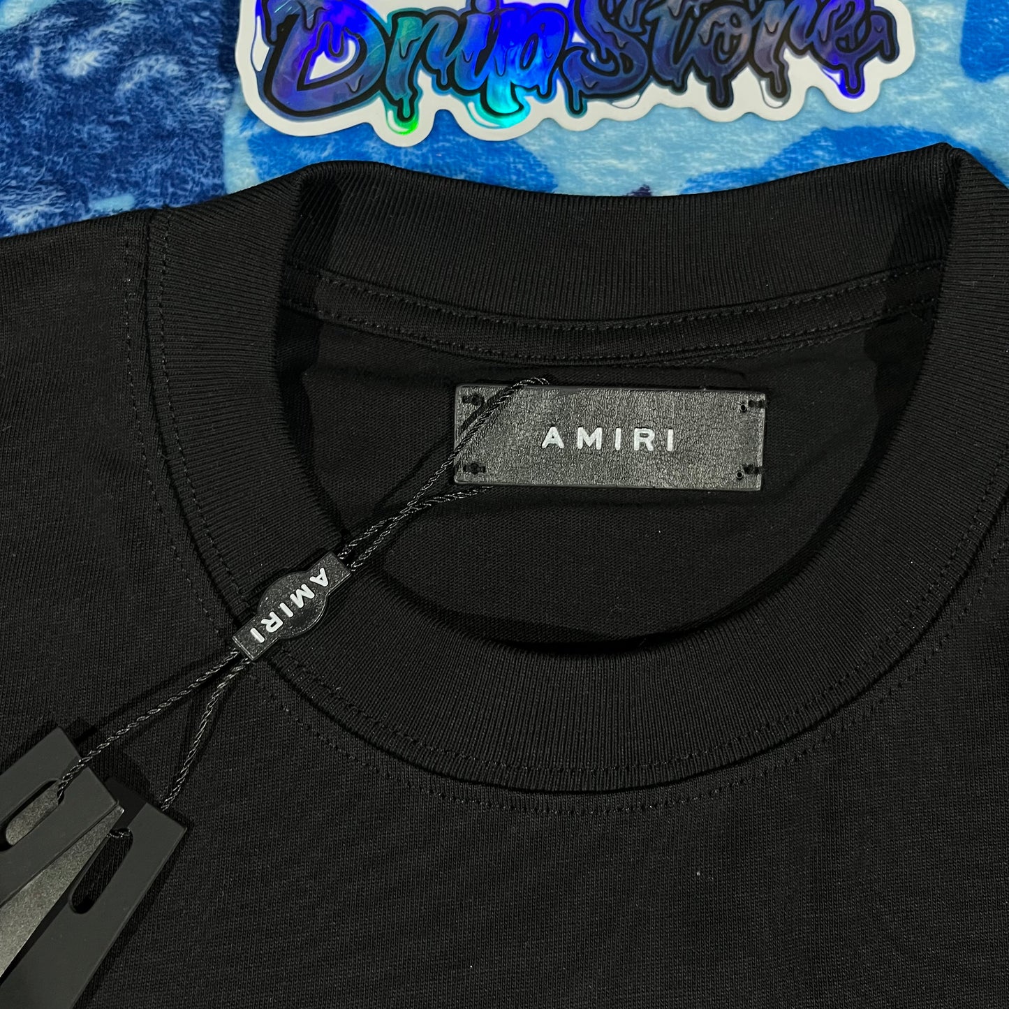 Remera Amiri Crystal Burst Negra