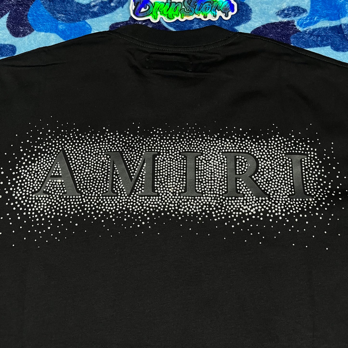 Remera Amiri Crystal Burst Negra