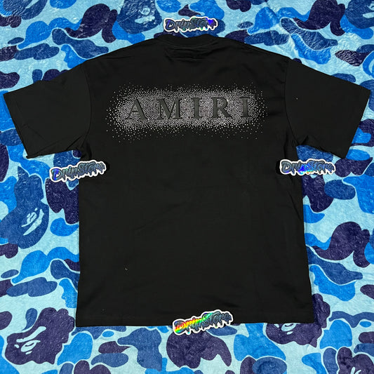 Remera Amiri Crystal Burst Negra