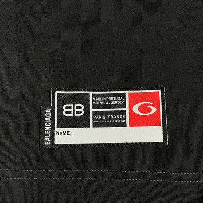 Remera Balenciaga Basketball Negra