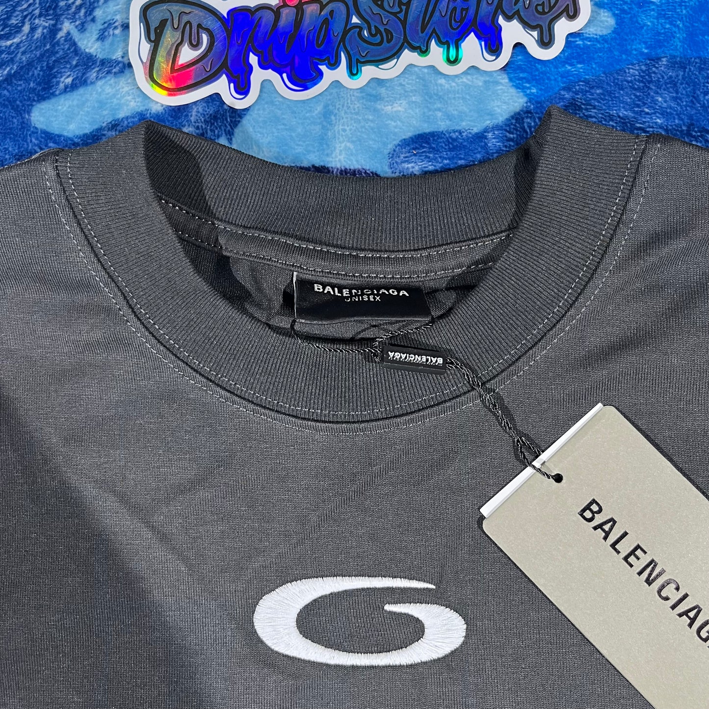 Remera Balenciaga Basketball Negra