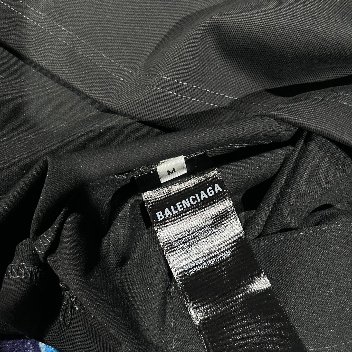 Remera Balenciaga Basketball Negra