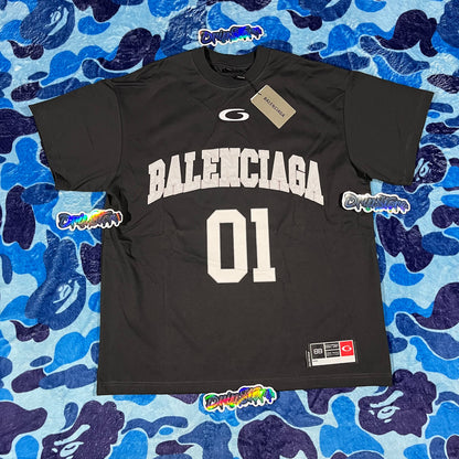 Remera Balenciaga Basketball Negra