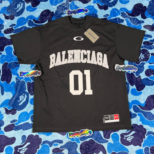 Remera Balenciaga Basketball Negra