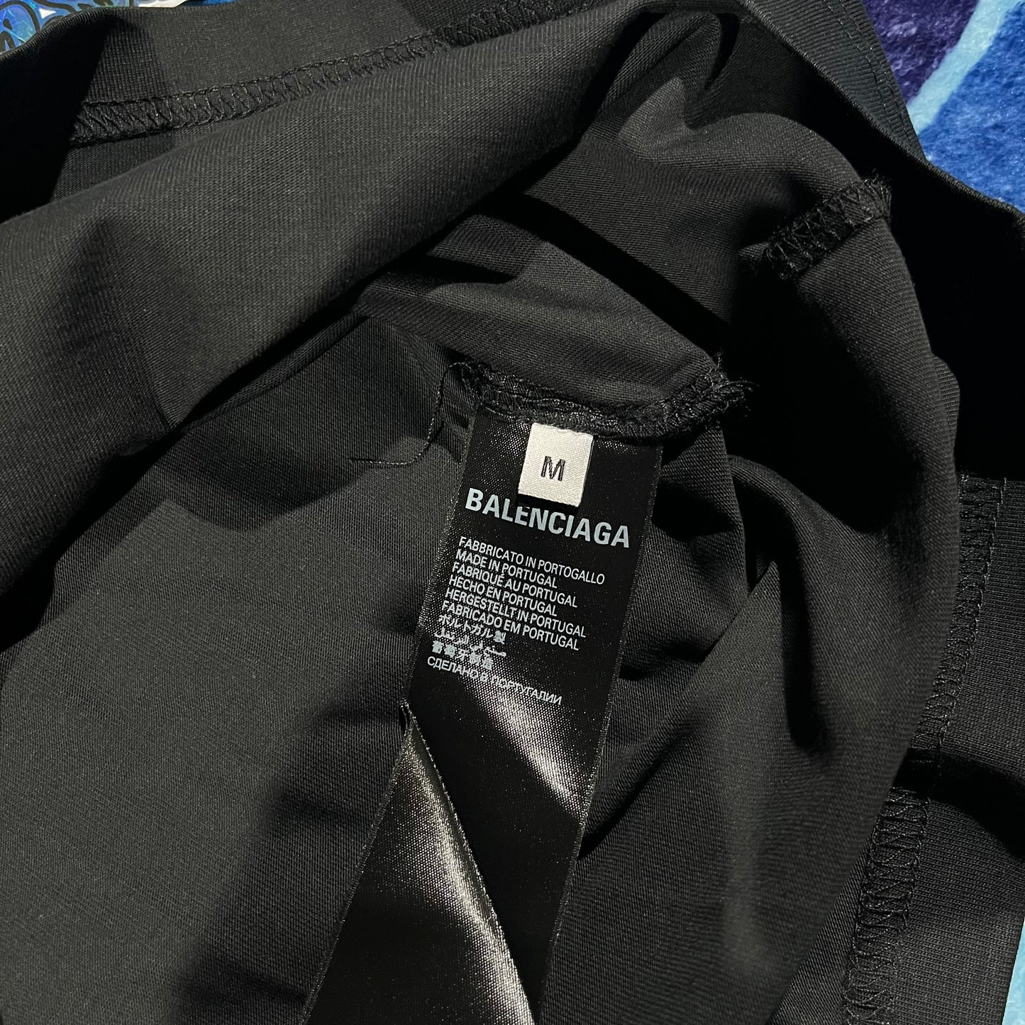 Remera Balenciaga Lion Club Negra