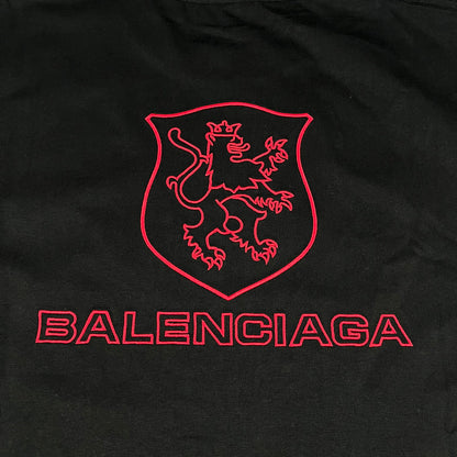 Remera Balenciaga Lion Club Negra