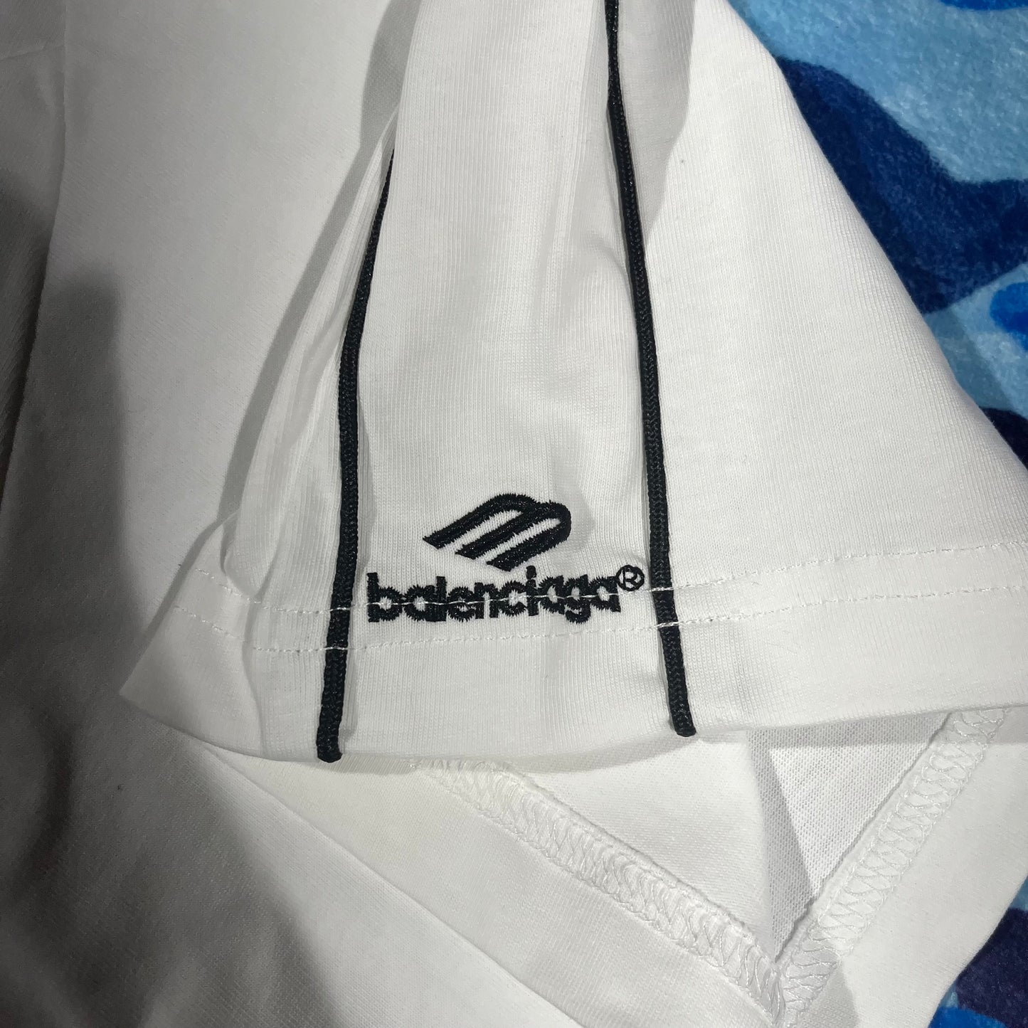 Remera Balenciaga Paris Soccer Blanca