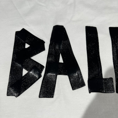 Remera Balenciaga New Tape Type Cinta Blanca