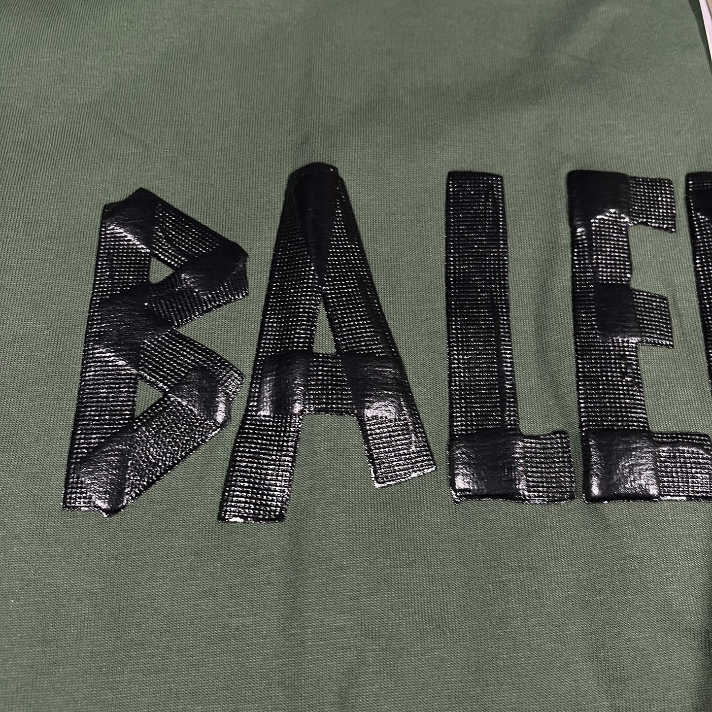 Remera Balenciaga New Tape Type Cinta Verde