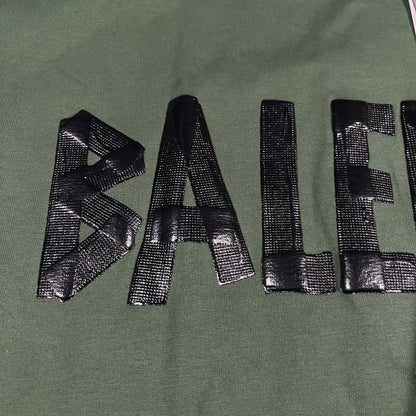 Remera Balenciaga New Tape Type Cinta Verde