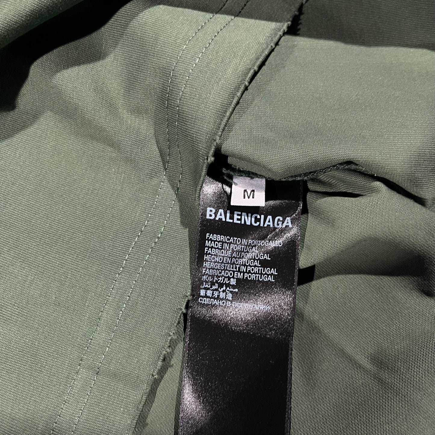 Remera Balenciaga New Tape Type Cinta Verde