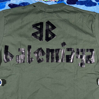 Remera Balenciaga New Tape Type Cinta Verde
