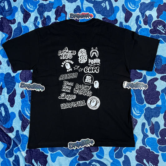 Remera Bape Graffiti Negra XL