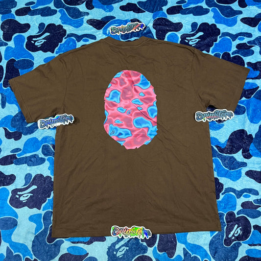 Remera Bape Liquid Camo Marrón XXL