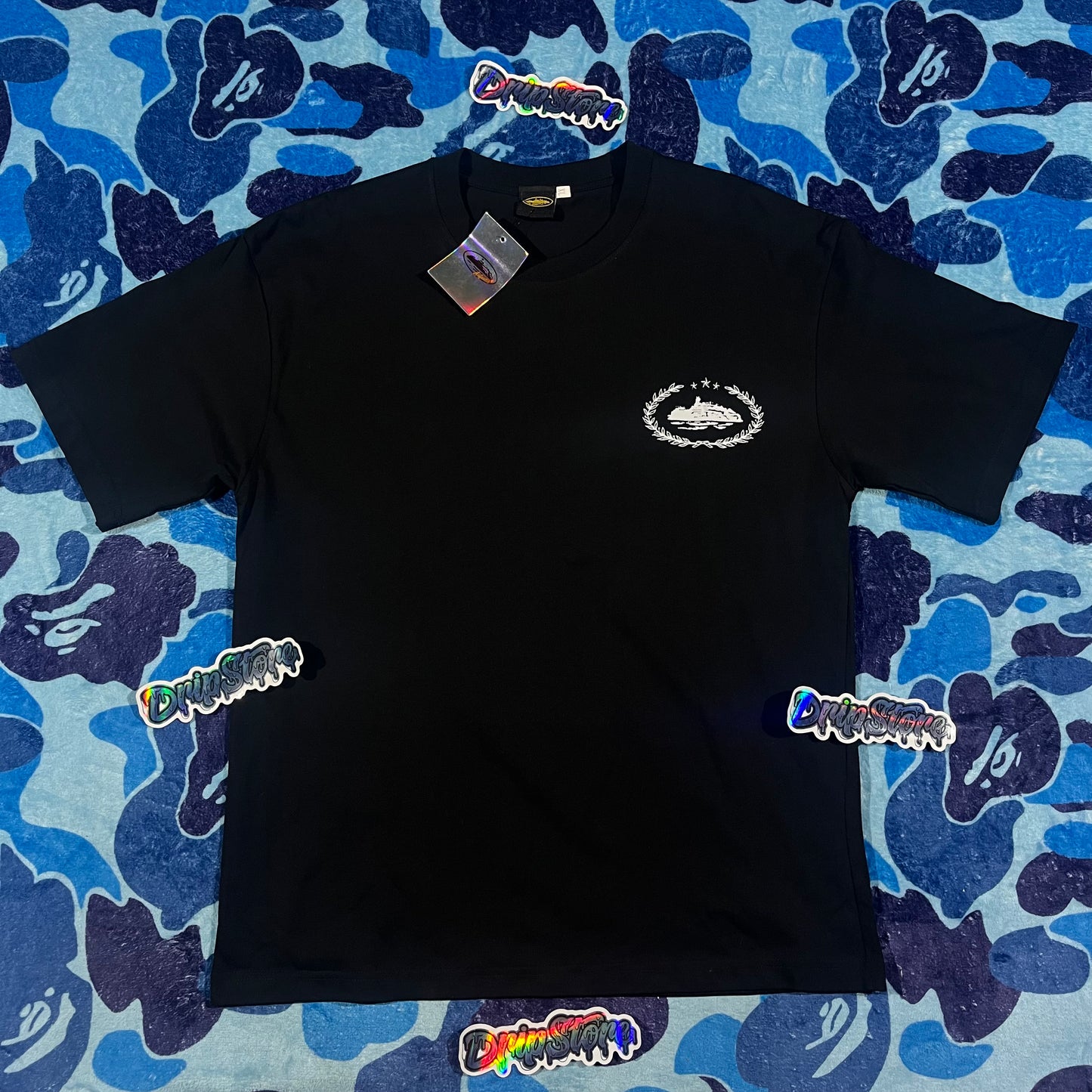 Remera Corteiz Negra M, L Y XL