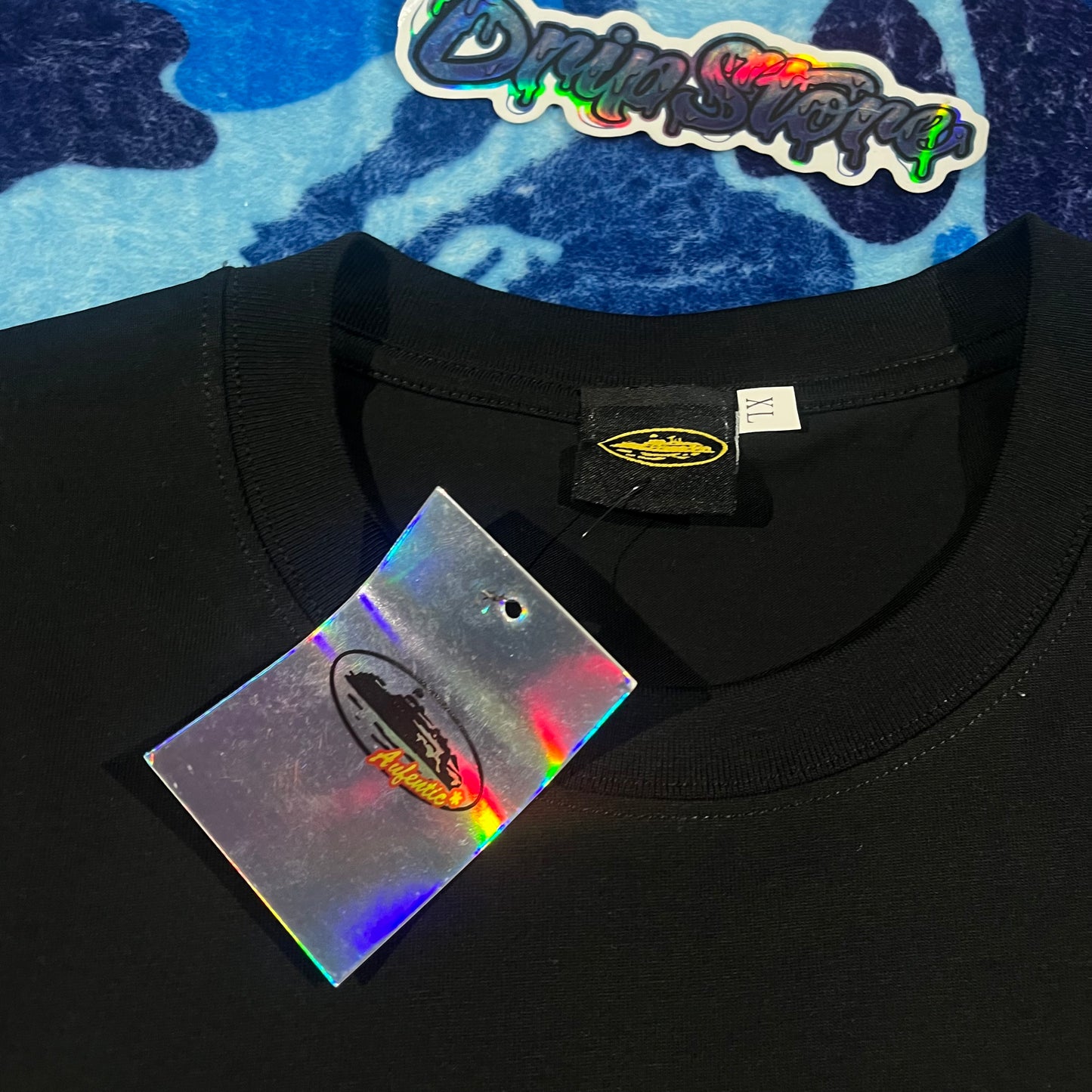 Remera Corteiz Negra M, L Y XL