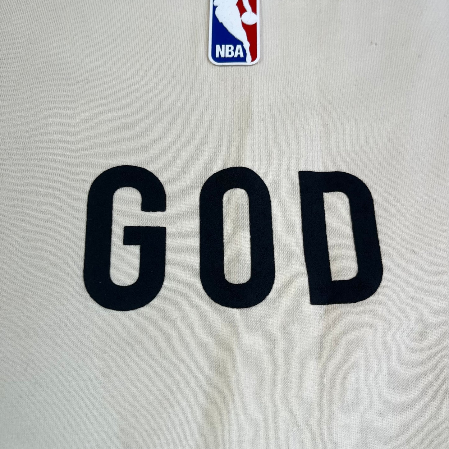 Remera FOG X NBA Crema M Y L
