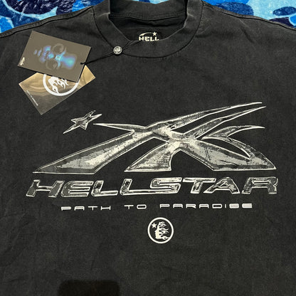Remera Hellstar Chrome Logo XL