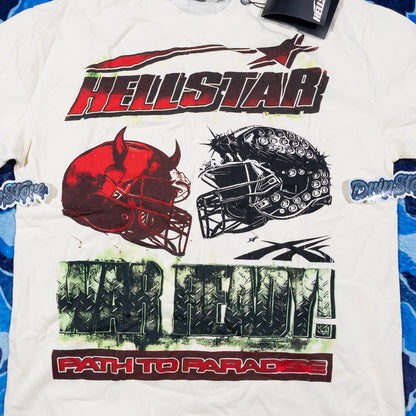 Remera Hellstar War Ready! Crema L