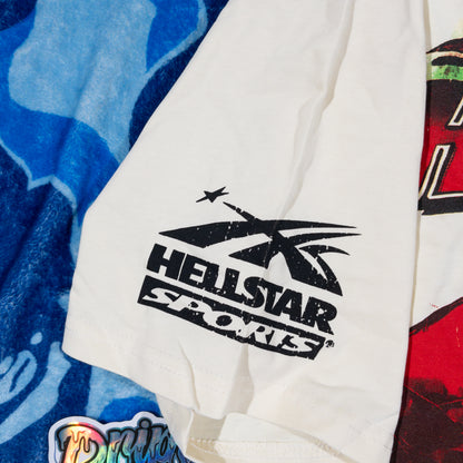 Remera Hellstar War Ready! Crema L