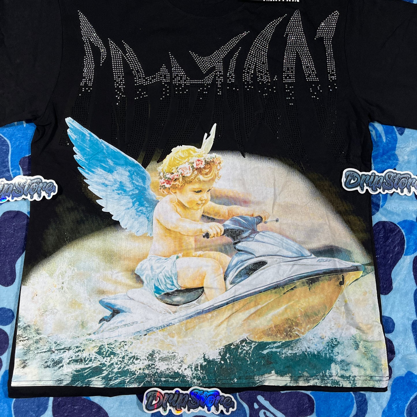 Remera Mixed Emotion Jetsky Negra XL
