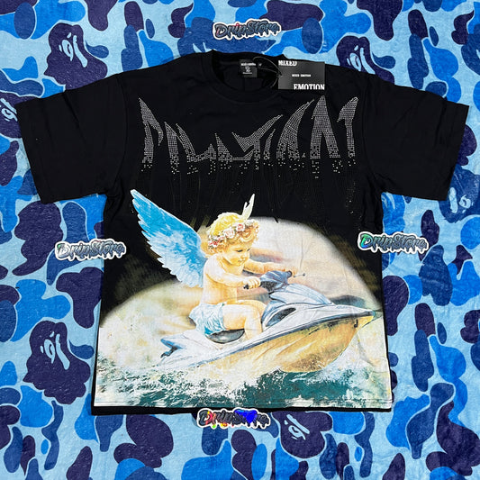 Remera Mixed Emotion Jetsky Negra XL