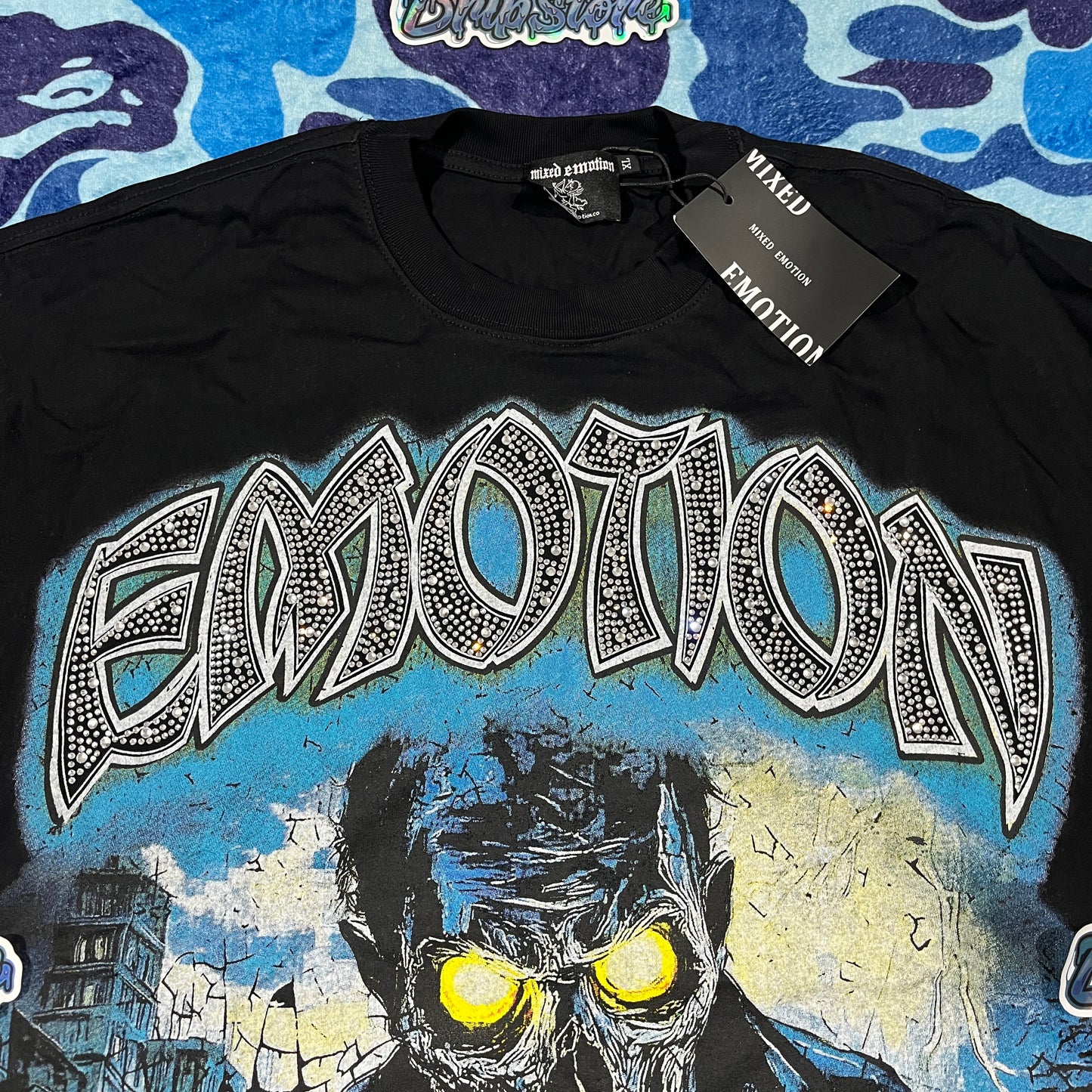 Remera Mixed Emotion Spirit Negra XL