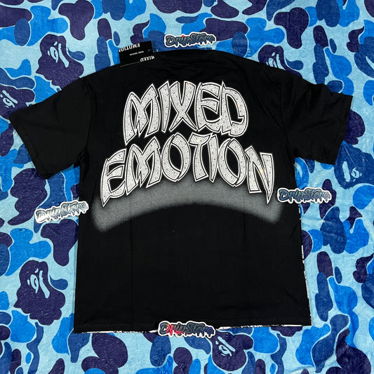 Remera Mixed Emotion Zombie Negra XL