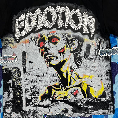 Remera Mixed Emotion Zombie Negra XL