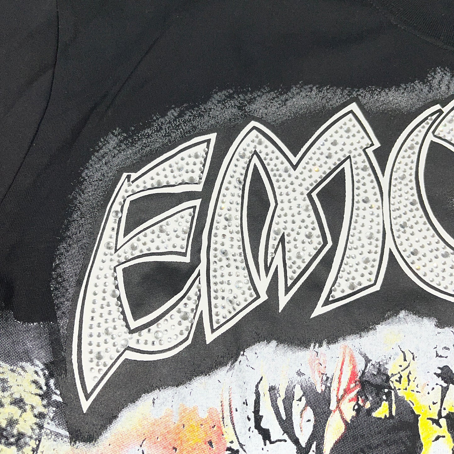 Remera Mixed Emotion Zombie Negra XL